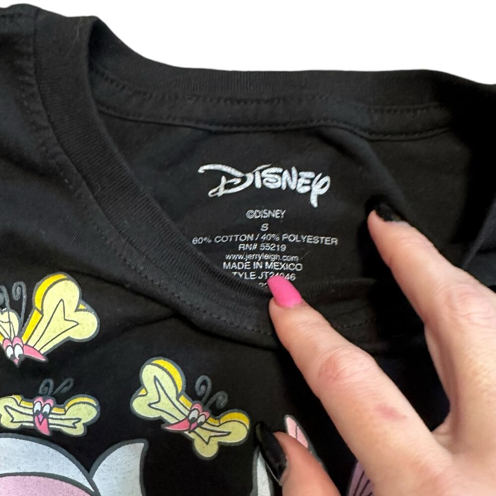 Disney Alice In Wonderland Black Light Women’s T-Shirt Size Small - Picture 2 of 5